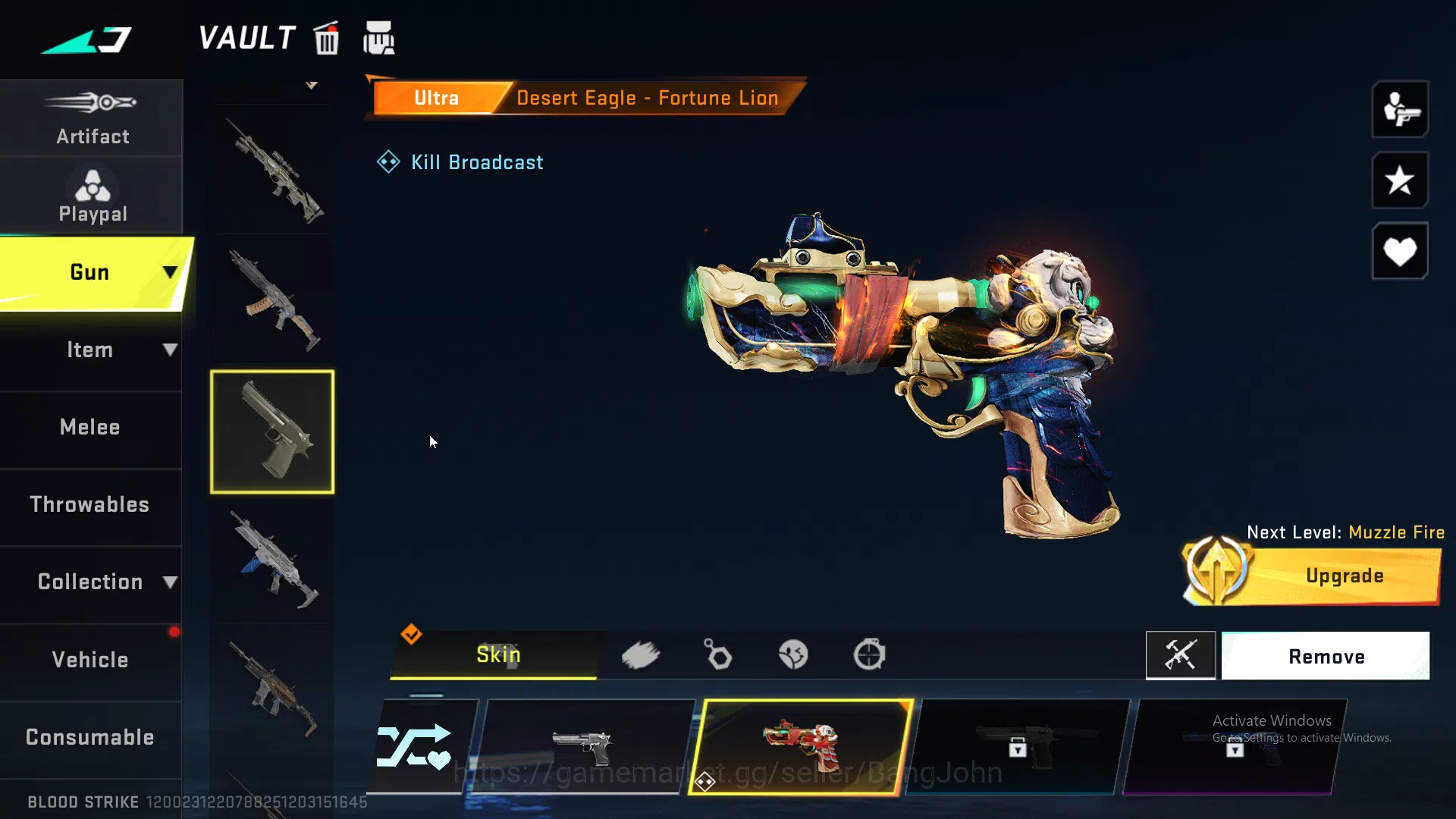 Blood Strike Accounts ASIA | 4 Eternal | Eternal M82 | Eternal Kraken |  image 6