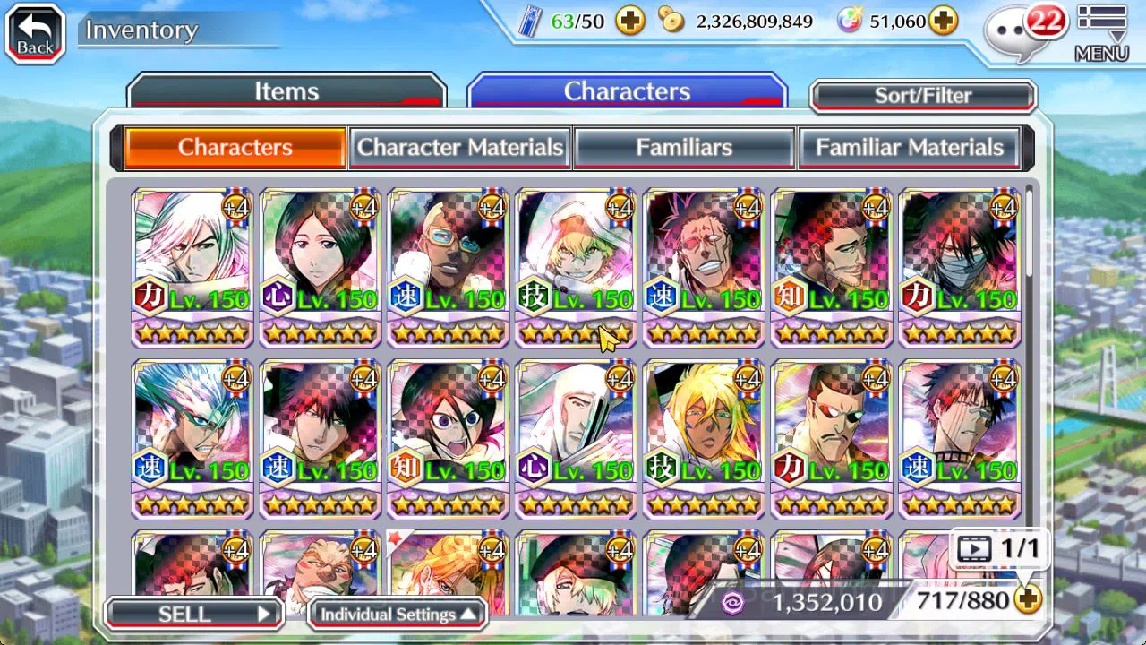 Bleach: Brave Souls Accounts [GLOBAL]51K Orb|TYBW26[Giselle,Candice],TYBW25[Ury image 13