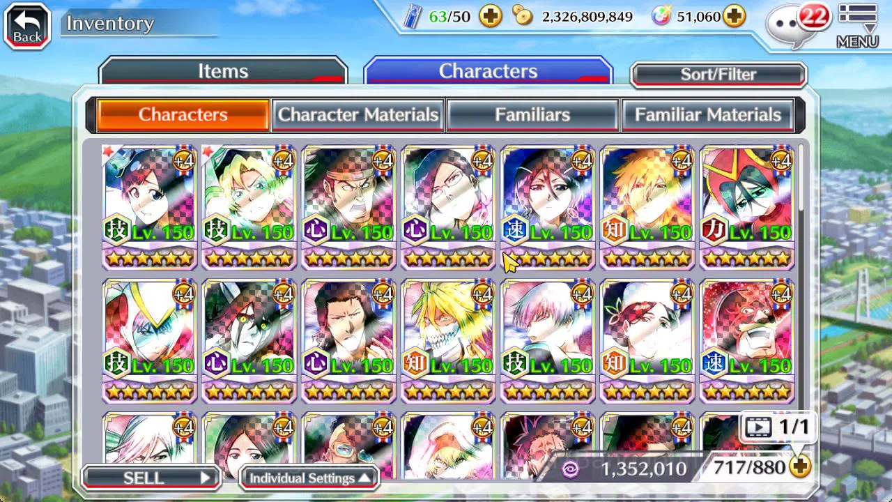 Bleach: Brave Souls Accounts [GLOBAL]51K Orb|TYBW26[Giselle,Candice],TYBW25[Ury image 14