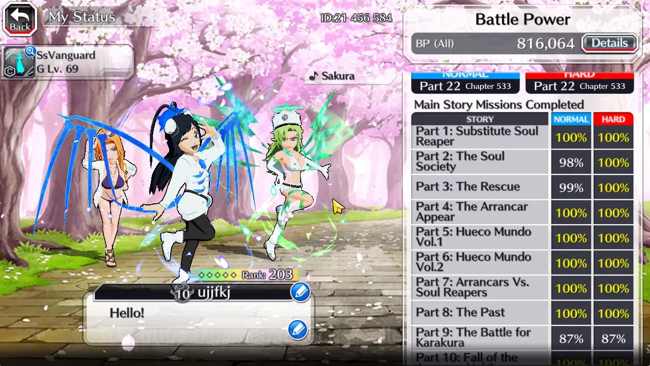 Bleach: Brave Souls Accounts [GLOBAL]51K Orb|TYBW26[Giselle,Candice],TYBW25[Ury image 20