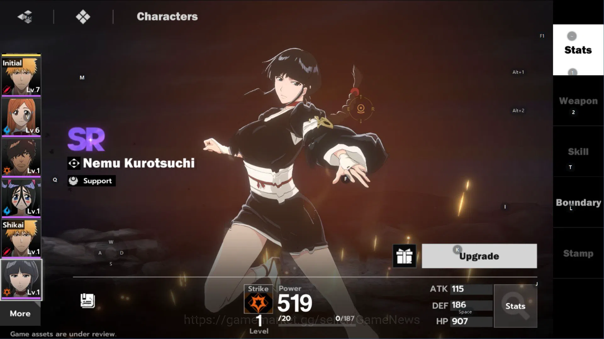 BLEACH: Soul Resonance Accounts Nuverse SEA|STARTER Lv3|2 SRR(Ichigo B1+Yoruichi)6 image 6