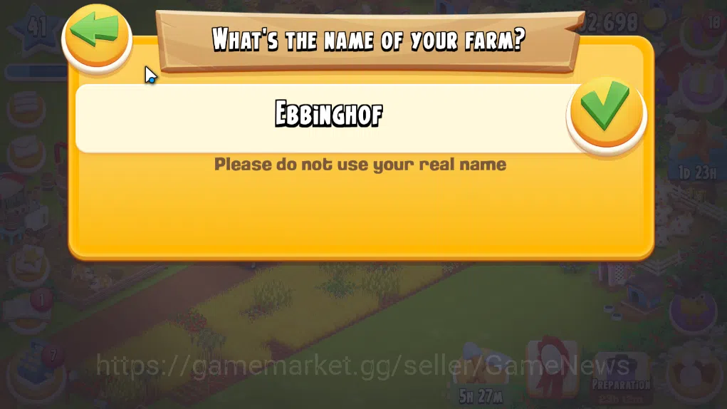 Hay Day Accounts Level 41 | Barn Storage 1100 + Silo Storage 625 | 202k Coins, 59 Diamonds |CN ON|Log Supercell ID|Take 16
