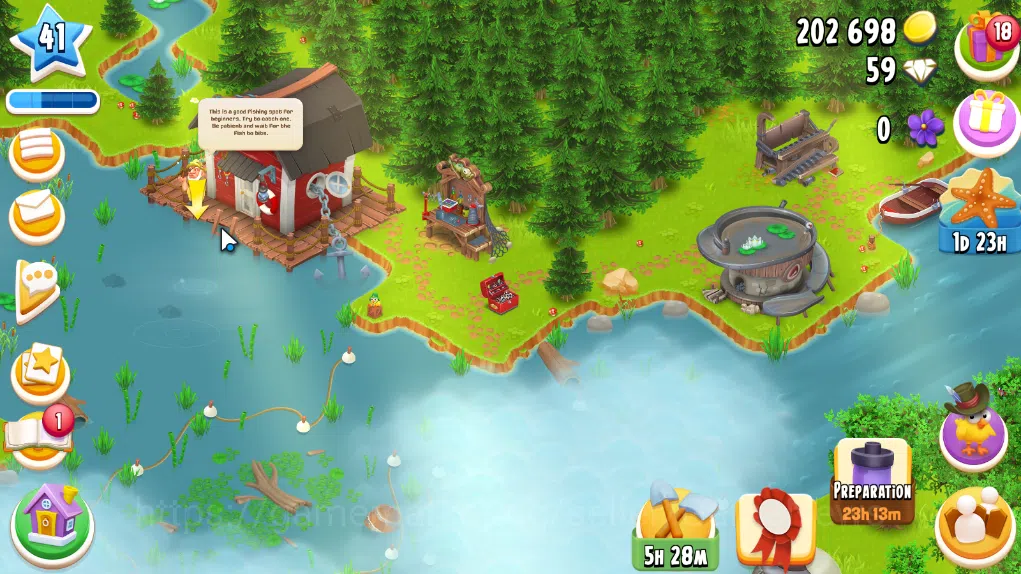 Hay Day Accounts Level 41 | Barn Storage 1100 + Silo Storage 625 | 202k Coins, 59 Diamonds |CN ON|Log Supercell ID|Take 5