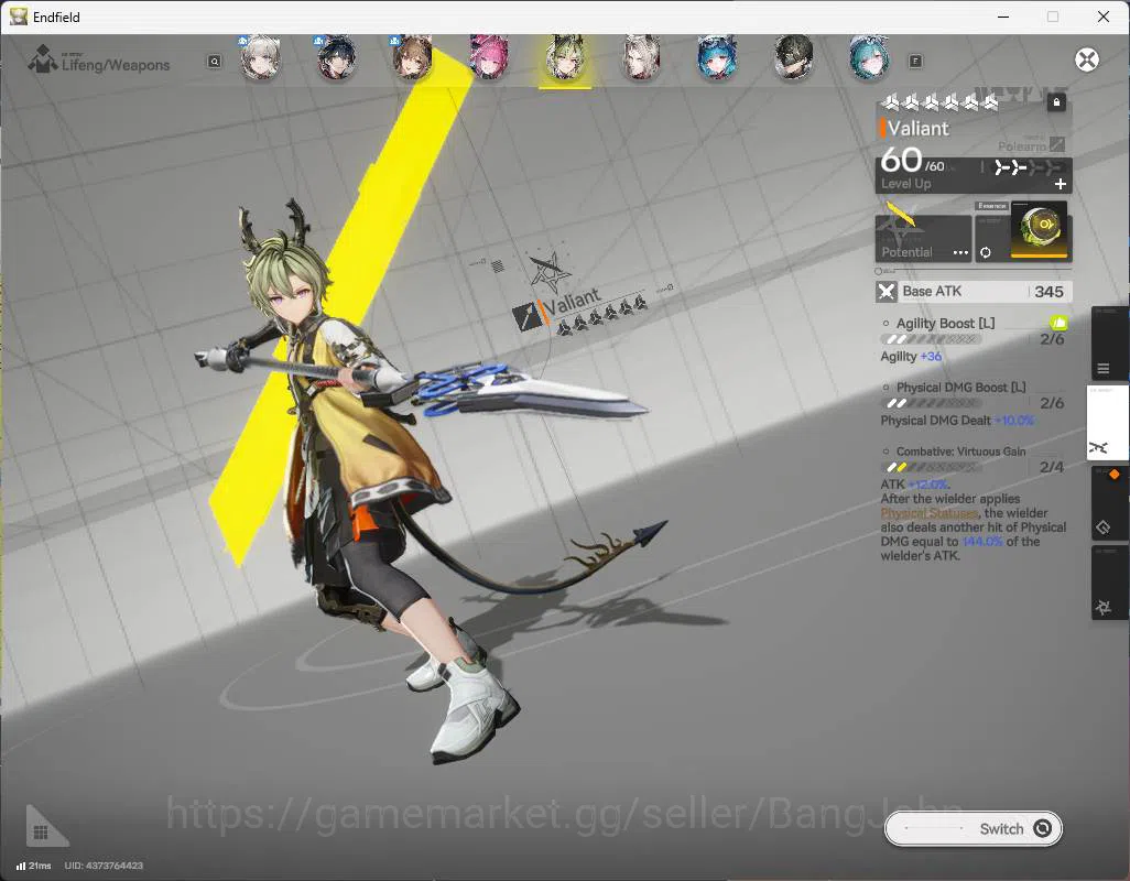 Arknights: Endfield Accounts ASIA | LVL 54| WP 6s 14| Rossi sign, Gilberta sign, Yvonne, lifeng, pogra, Last rite sign 15