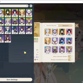 Genshin Impact Accounts Mid Game Asia|AR 48|1 Limited + 3(*5 Weapon)|Odette C1+Sign Stellar Swirl|Std Mizuki,Tighnari|Bd