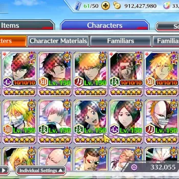 Bleach: Brave Souls Accounts Starter Global|33 Orbs|Fresh All Story|TYBW26 Robert,Aizen,Shunsui,2 New Ichigo,10th