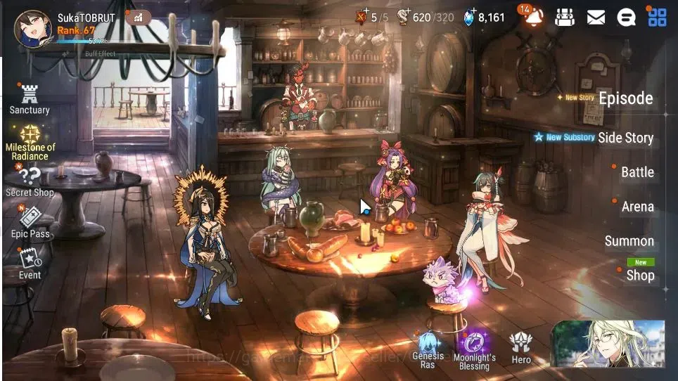 Epic Seven Accounts GLOBAL Unverif|New Era|10 ML[Notos,LOTScales,NM Lu image 1