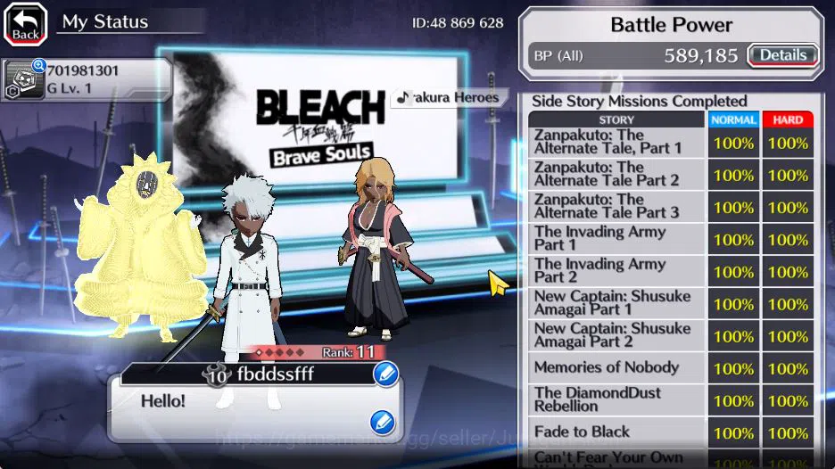 Bleach: Brave Souls Accounts [GLOBAL]43K Orbs|Trio TYBW25(Toshiro,Rangiku,Mayur image 4