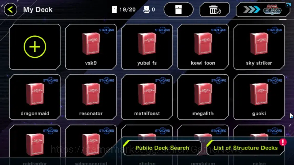 Yu-Gi-Oh! Master Duel Accounts Android|Lv 18|19 Deck|VSK9,YubelFs,Kewltoon,Skystr image 6