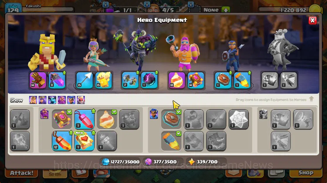 Clash of Clans Accounts TH 13 - BH 7|Dragon Escape Scenery|LV 129|HH 7|BK  image 13