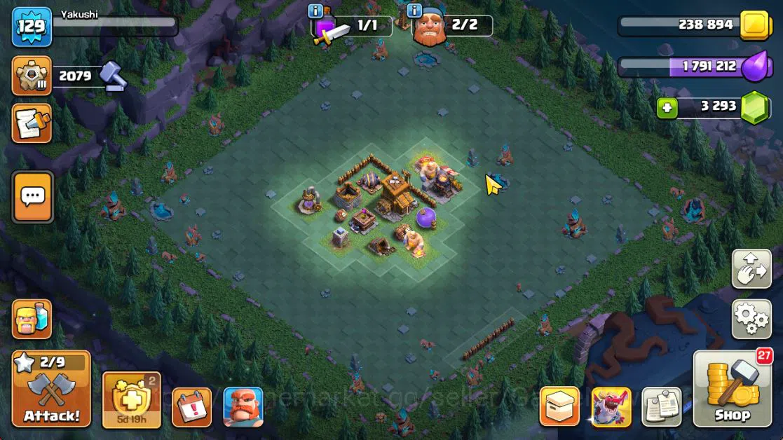 Clash of Clans Accounts TH 13 - BH 7|Dragon Escape Scenery|LV 129|HH 7|BK  image 9