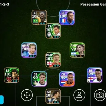 eFootball Accounts Legends & Iconic Players Mobile|PW 3117|Pele Epic,Kevin De Bruyne ShowT,Steven Gerrard Epic,Eden Hazard