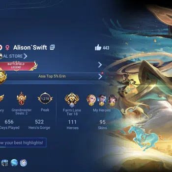 Honor of Kings Accounts Rare Skin Global Hero 111 Skin 95: LNY 26 Di Renjie, Limited Marco Polo, Flora Erin, Spirit Arli