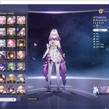 Honkai Star Rail Accounts Mid Game Asia|TL 70|1 PremTeam|25 Limited (14 Char with Signature LC) Phainon E1,Tribbie