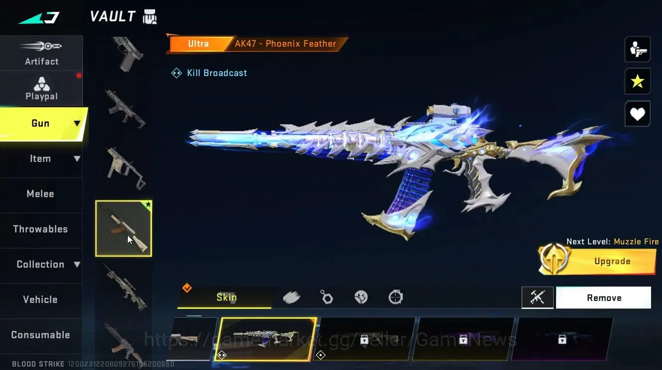 Blood Strike Accounts ASIA| ULTRA Gun [AK47-Phoenix Feather]| Legendary  image 7