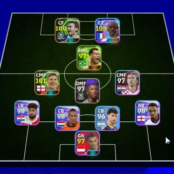 eFootball Accounts Legends & Iconic Players Android|2Epic,Steven Gerard,Andrly Shevchenko|Show Time Ousmane Dembele,Lionel