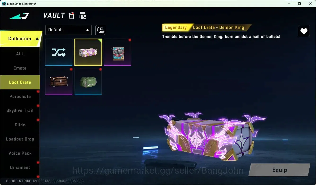 Blood Strike Accounts ASIA | 10 Legendary Skins | 2 Ultra Skins | Collab image 11