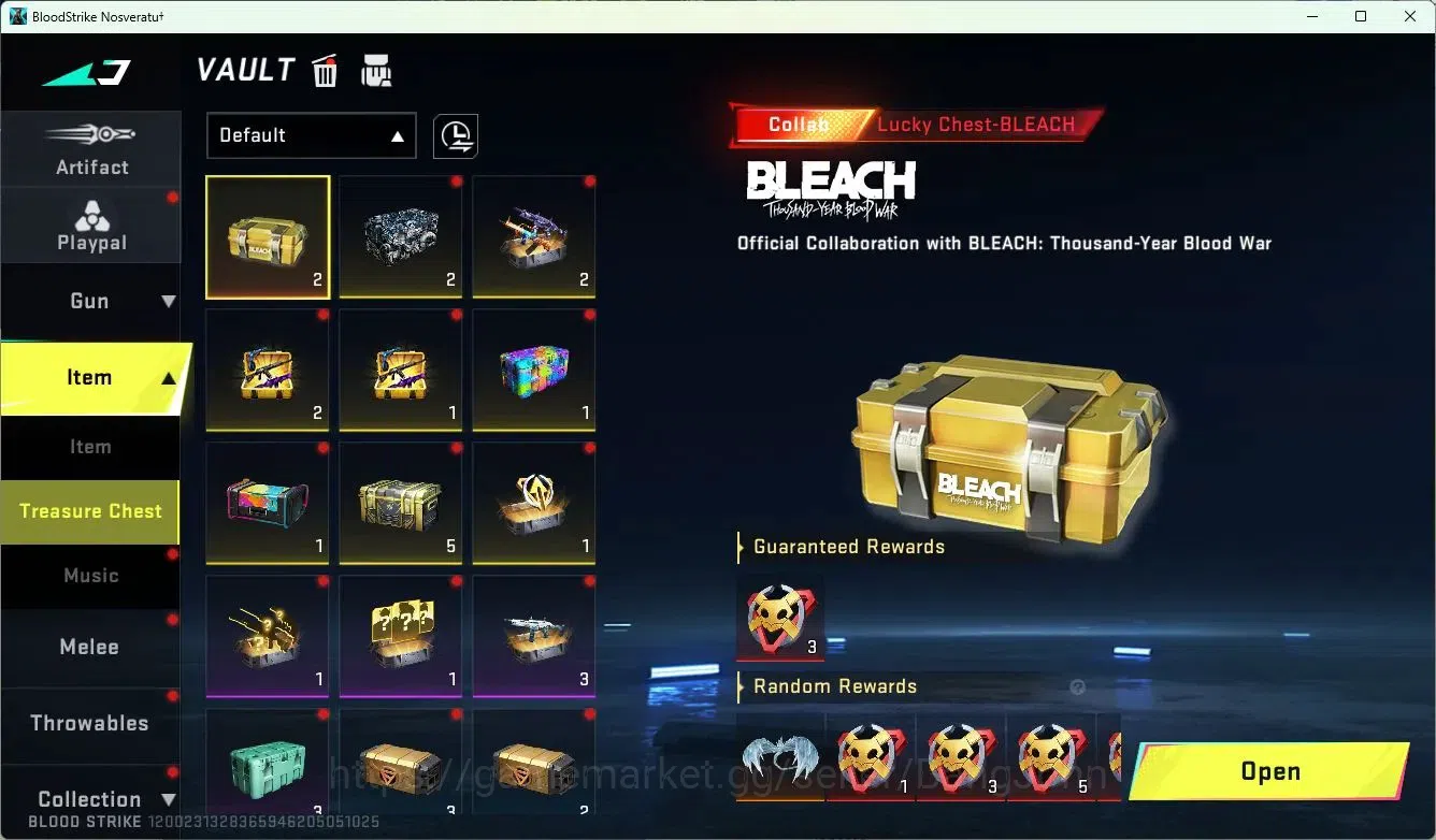 Blood Strike Accounts ASIA | 10 Legendary Skins | 2 Ultra Skins | Collab image 14