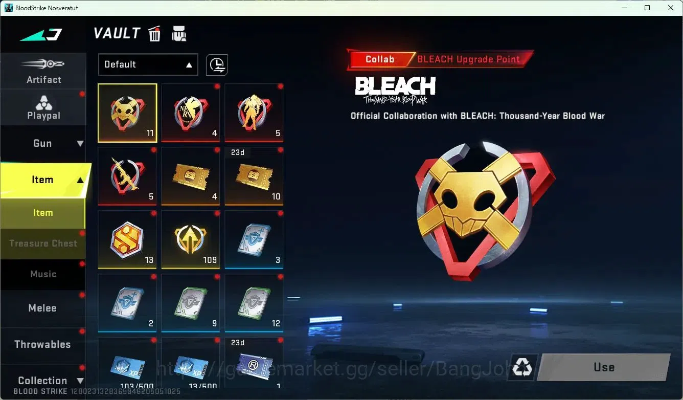 Blood Strike Accounts ASIA | 10 Legendary Skins | 2 Ultra Skins | Collab image 15