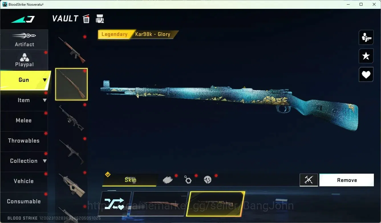 Blood Strike Accounts ASIA | 10 Legendary Skins | 2 Ultra Skins | Collab image 16