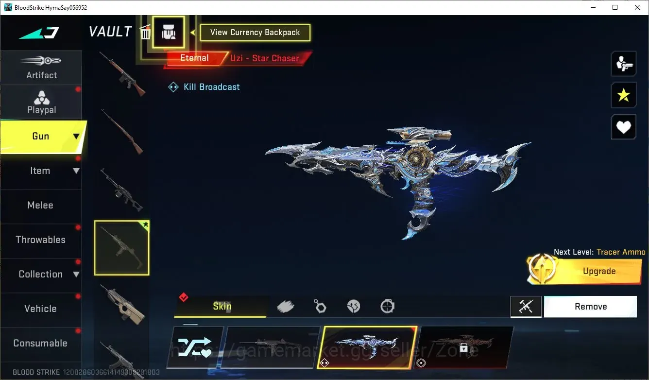 Blood Strike Accounts Starter ASIA|STARTER|ETERNAL Uzi-Star Chaser||2 LEGENDARY Chests|1 Rename Card|LogNetEase(BS1065Z) 1