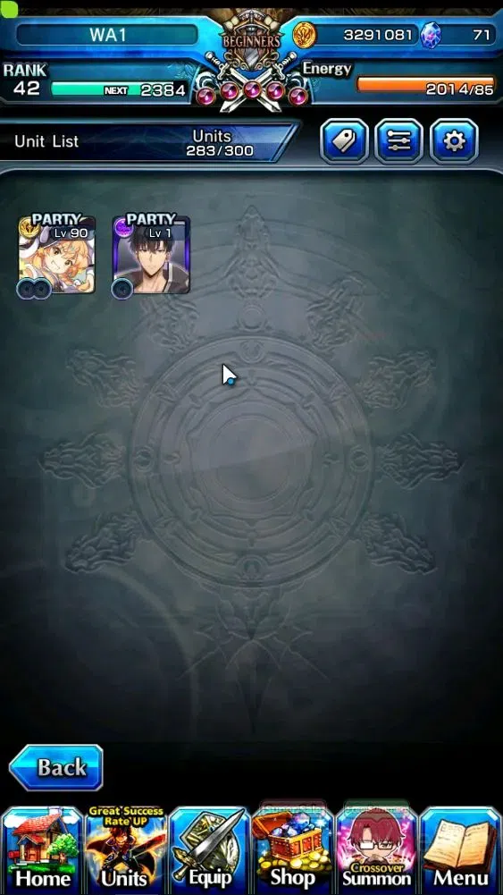 Grand Summoners Accounts Mid-Game Global|Rank 42|71 Gems|2 Ascend + 2 True Weapon| Marisa Kirisame+TW, Sung Jinwoo + TW|Lpot 1