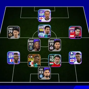 eFootball Accounts Legends & Iconic Players Android|Big Time Marcel Desailly 3 Jul'98,Show Time Lamine Yamal,Lionel