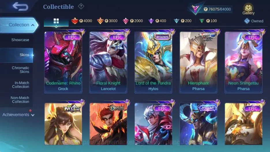 Mobile Legends: Bang Bang Accounts Global|Skin 320|Renowned|Lbox Moskov,STAR Angela,P image 11