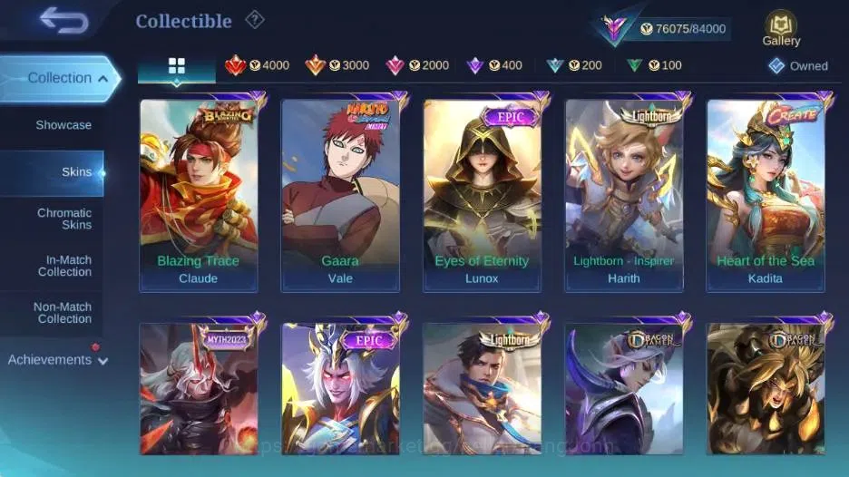Mobile Legends: Bang Bang Accounts Global|Skin 320|Renowned|Lbox Moskov,STAR Angela,P image 13
