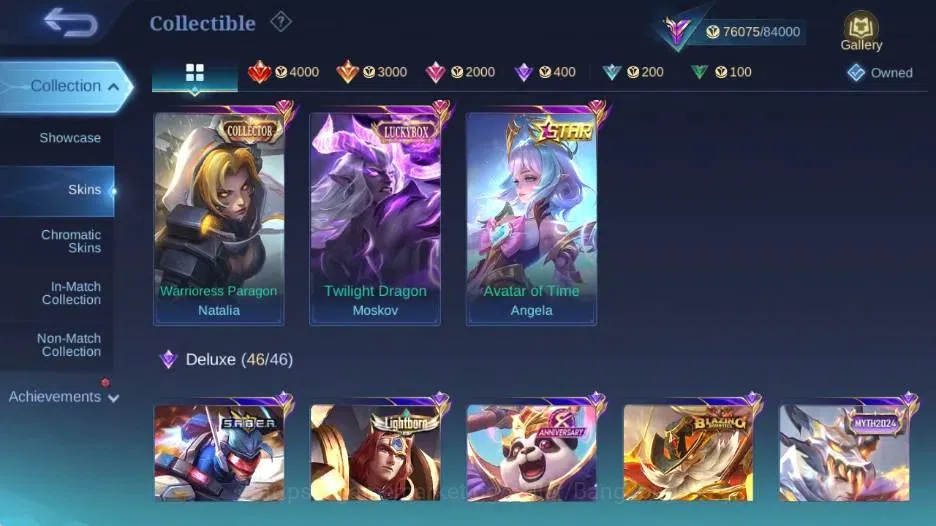 Mobile Legends: Bang Bang Accounts Global|Skin 320|Renowned|Lbox Moskov,STAR Angela,P image 6