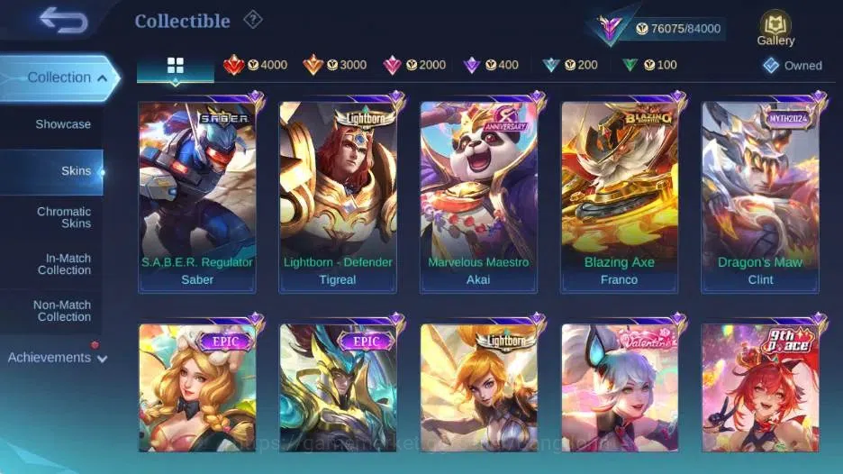 Mobile Legends: Bang Bang Accounts Global|Skin 320|Renowned|Lbox Moskov,STAR Angela,P image 7