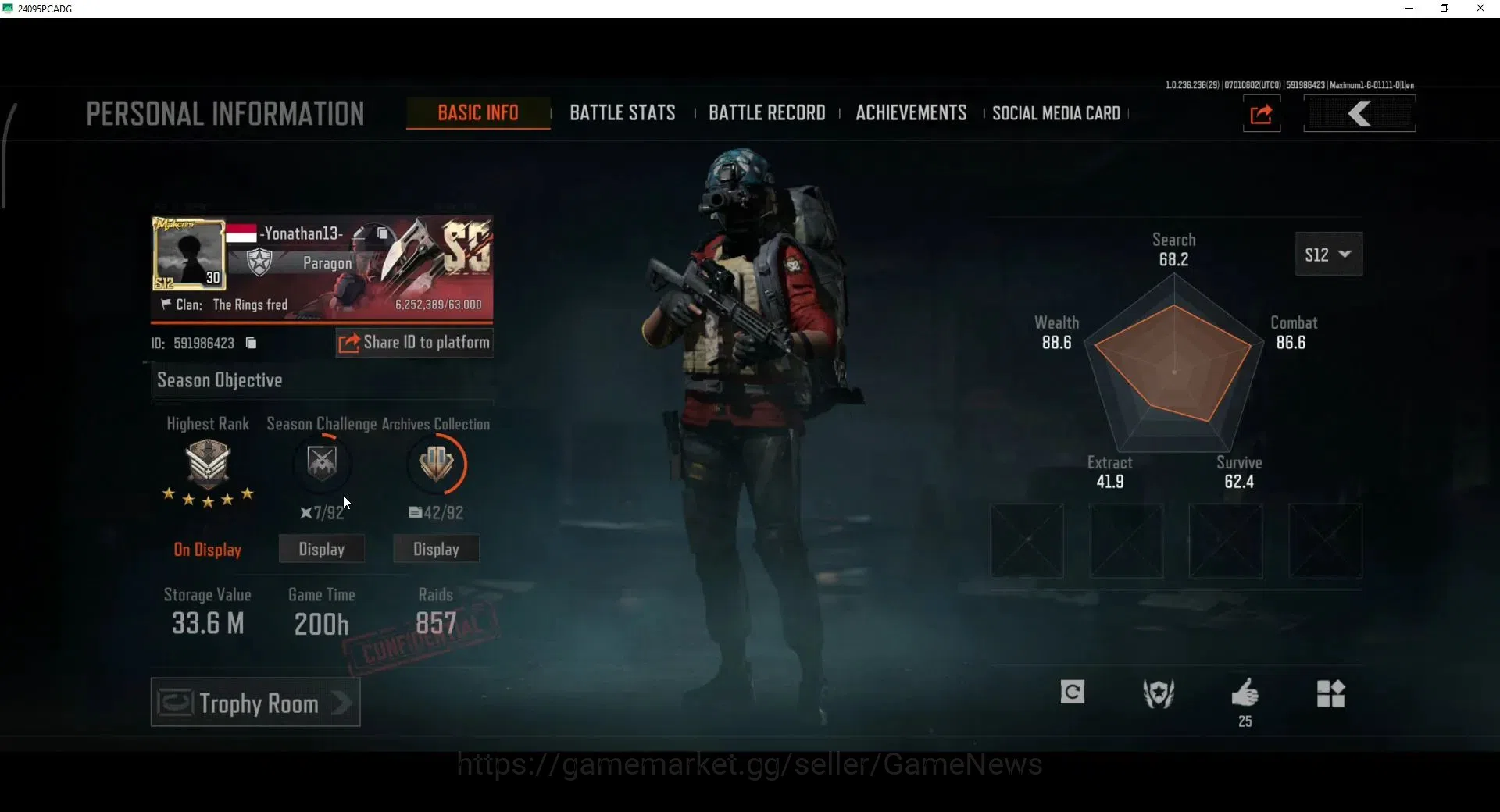 Arena Breakout Accounts High Value MOBILE|Lvl 30|SV 33,6M|CV 30M|Battle Machete|Decree VSS,Maelstrom AUG|Gold! groza|CN 2
