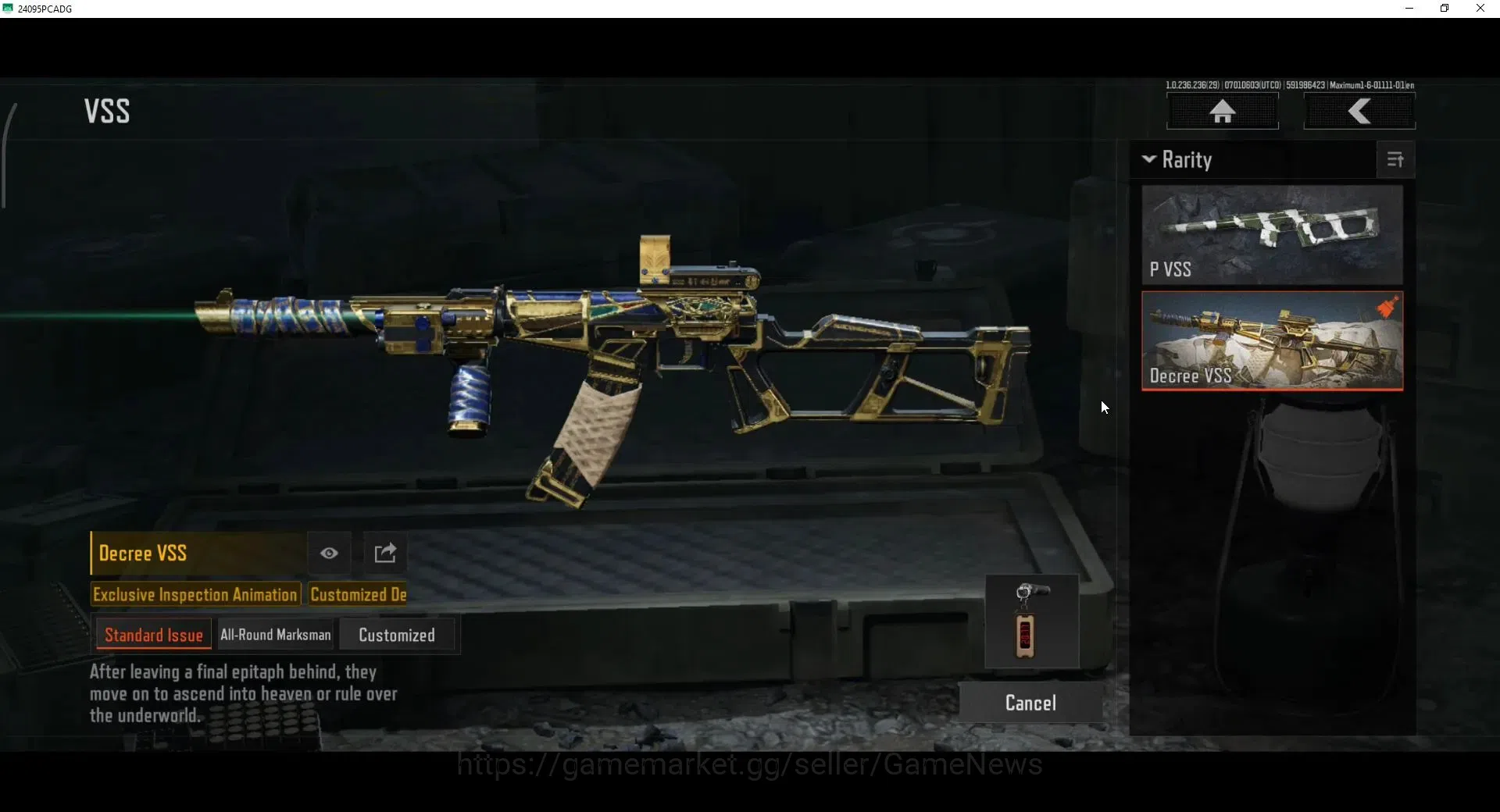 Arena Breakout Accounts High Value MOBILE|Lvl 30|SV 33,6M|CV 30M|Battle Machete|Decree VSS,Maelstrom AUG|Gold! groza|CN 7