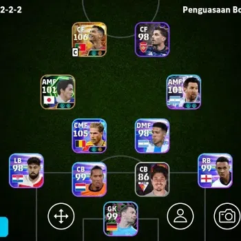 eFootball Accounts Legends & Iconic Players Mobile|PW 2963|New Cristiano Ronaldo BigT,New Kevin De Bruyne ShowT,Shinji Ono