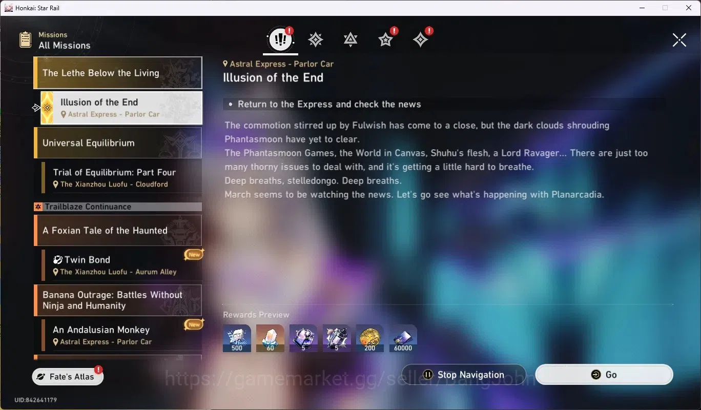 Honkai Star Rail Accounts ASIA|TL 50|7 Limit [Mortenax Blade,Yao Guang,Silve image 14