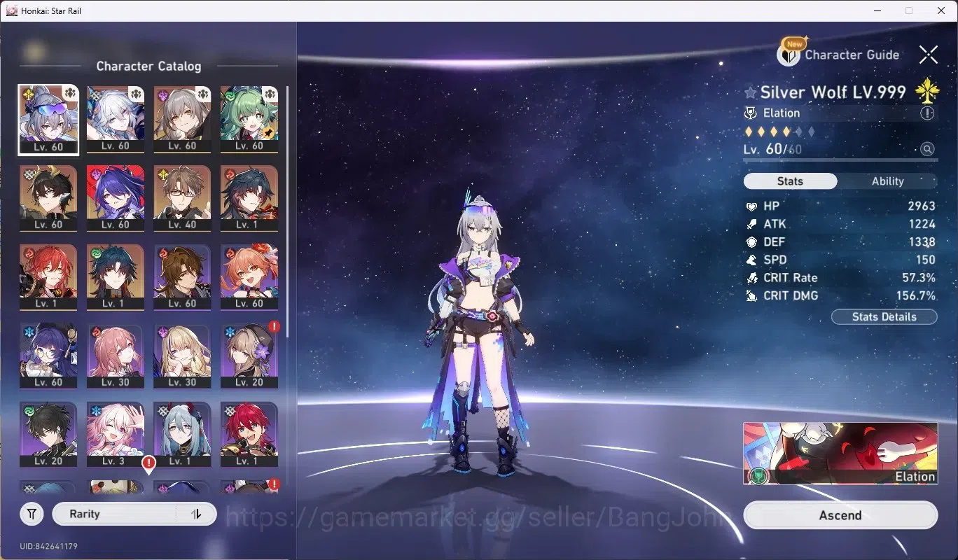 Honkai Star Rail Accounts ASIA|TL 50|7 Limit [Mortenax Blade,Yao Guang,Silve image 2