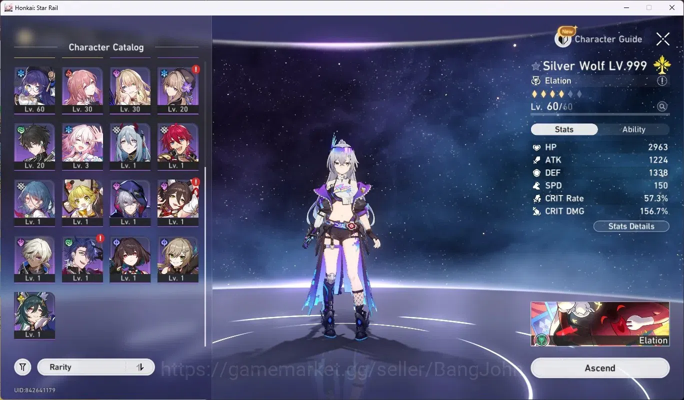 Honkai Star Rail Accounts ASIA|TL 50|7 Limit [Mortenax Blade,Yao Guang,Silve image 3