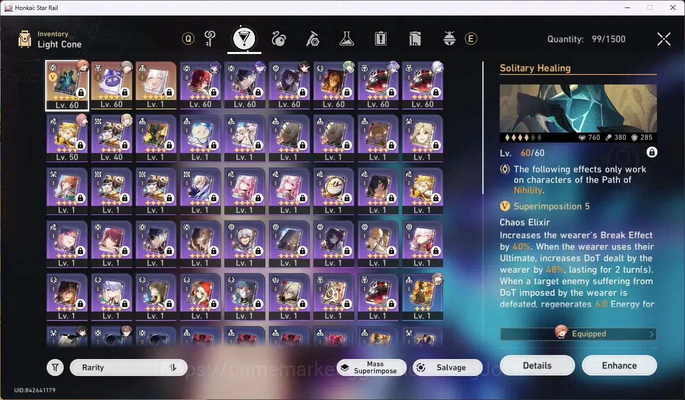 Honkai Star Rail Accounts ASIA|TL 50|7 Limit [Mortenax Blade,Yao Guang,Silve image 7