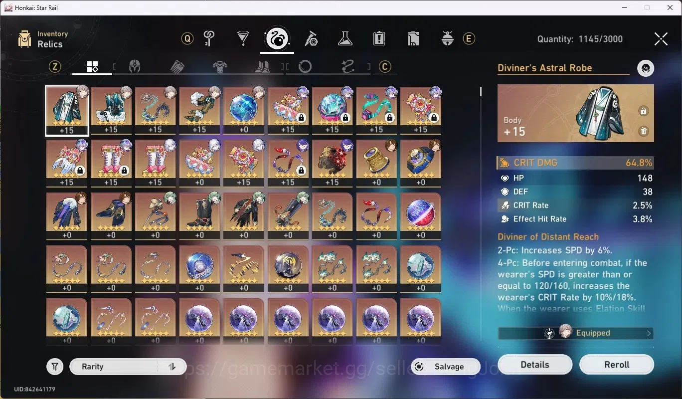 Honkai Star Rail Accounts ASIA|TL 50|7 Limit [Mortenax Blade,Yao Guang,Silve image 8