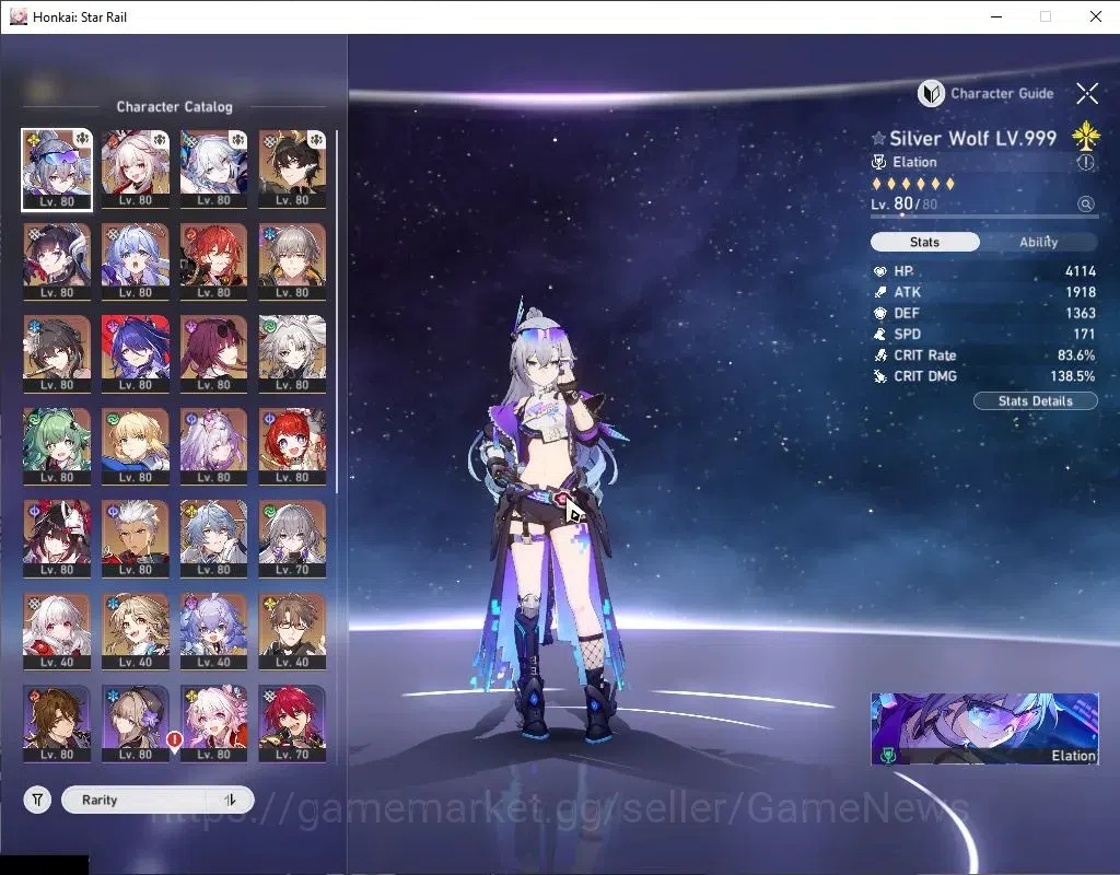 Honkai Star Rail Accounts Asia|TL 70|17 Limited|(SW999,Saber,Yao Guang,Arche image 4