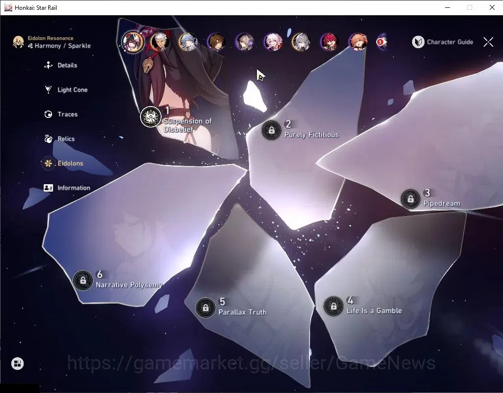 Honkai Star Rail Accounts Asia|TL 70|17 Limited|(SW999,Saber,Yao Guang,Arche image 6
