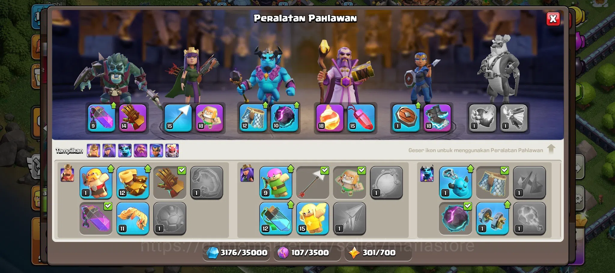 Clash of Clans Accounts TH13 | AQ 72, BK 71, GW 50, RC 25, RC SS 18, AQ Ar image 13