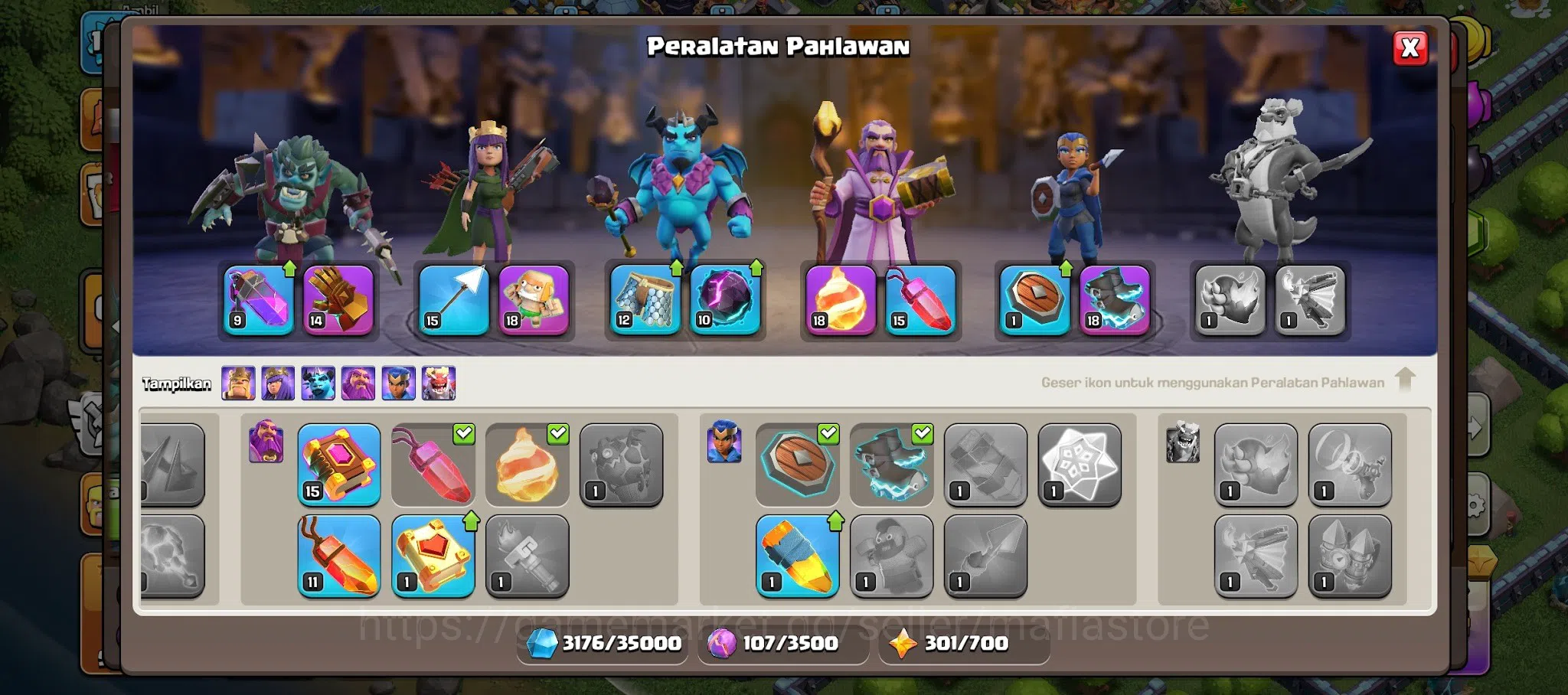 Clash of Clans Accounts TH13 | AQ 72, BK 71, GW 50, RC 25, RC SS 18, AQ Ar image 14