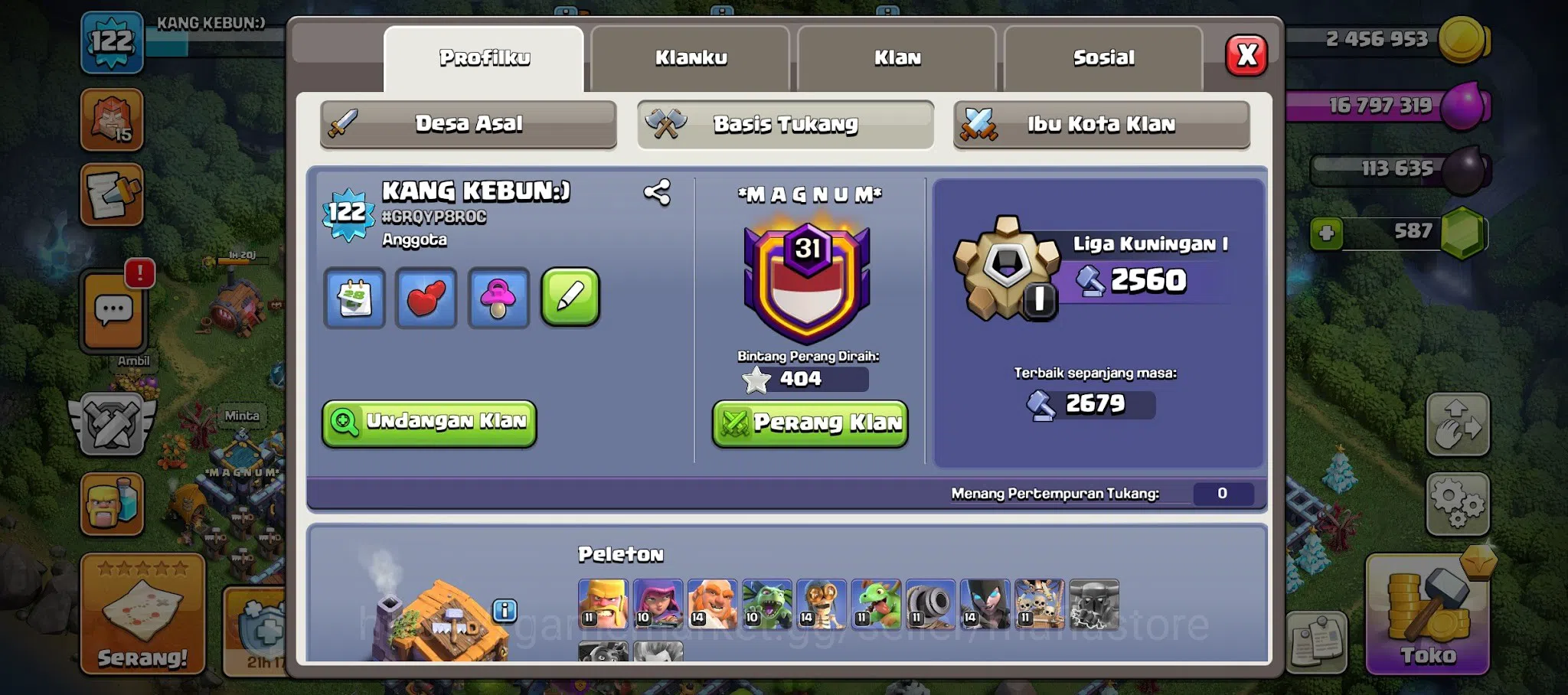 Clash of Clans Accounts TH13 | AQ 72, BK 71, GW 50, RC 25, RC SS 18, AQ Ar image 2