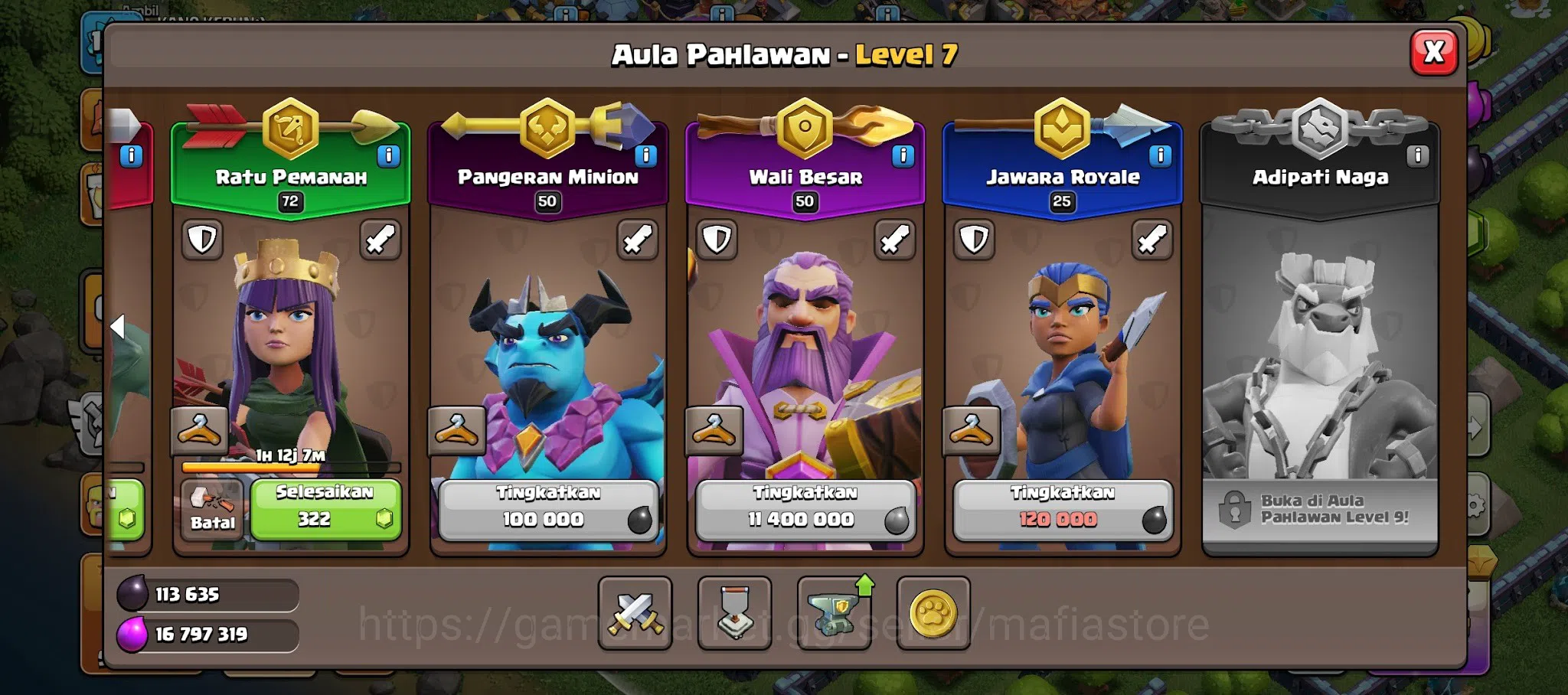 Clash of Clans Accounts TH13 | AQ 72, BK 71, GW 50, RC 25, RC SS 18, AQ Ar image 7