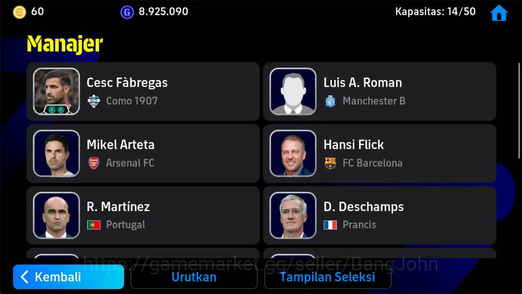 eFootball Accounts Power 3180| messi barca, Donadoni epic, son show,  image 2