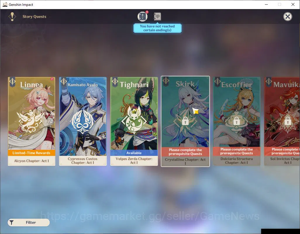 Genshin Impact Accounts ASIA|AR56|PreamTeam Flins|6Limited+2(*5WEP)|Columb image 4