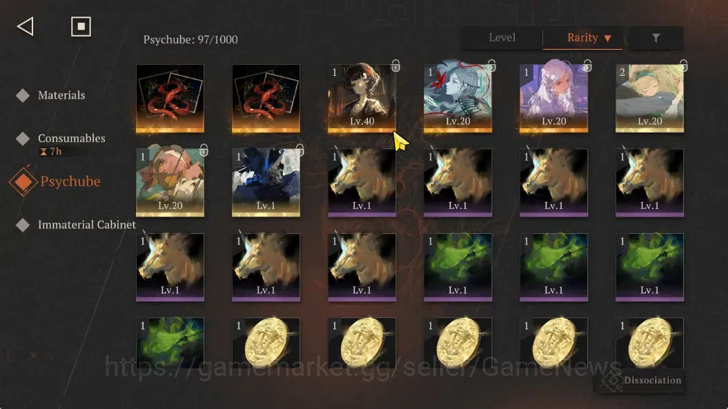 Reverse: 1999 Accounts GLOBAL|Lv32|11*6Crew(1Limit)|[Paper HeronP3],Tooth image 7