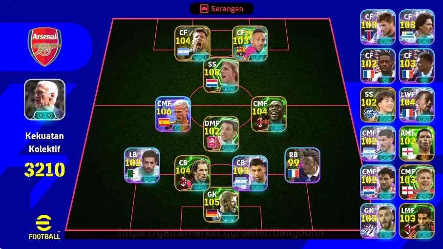 eFootball Accounts Others Android|PW 3210|Dani Olmo ShowT,Soma Yuki Epic,Sergio Aguero Epic,Mark Van Bommel Epic|2026|Check 1