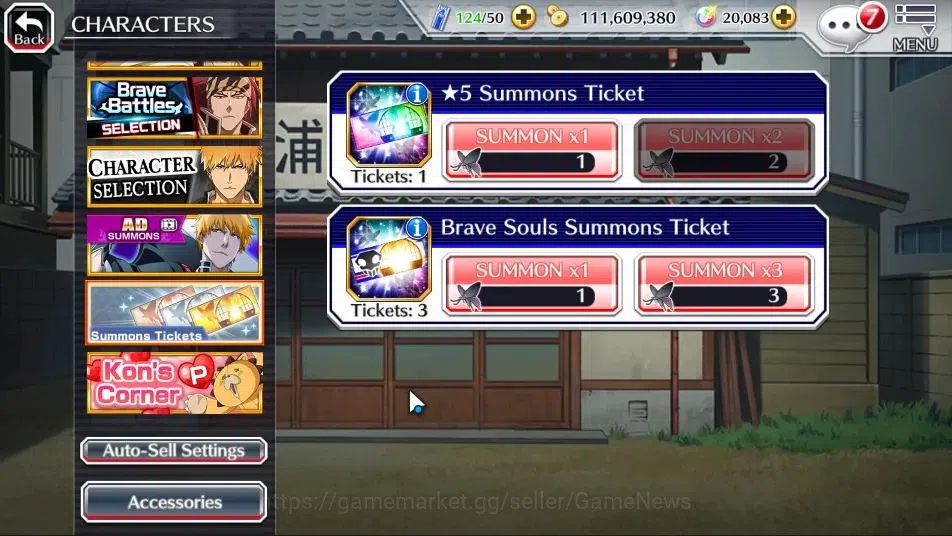 Bleach: Brave Souls Accounts [GLOBAL]20K Orbs+Fresh All Story|Lv200(Ulquiorra C image 14
